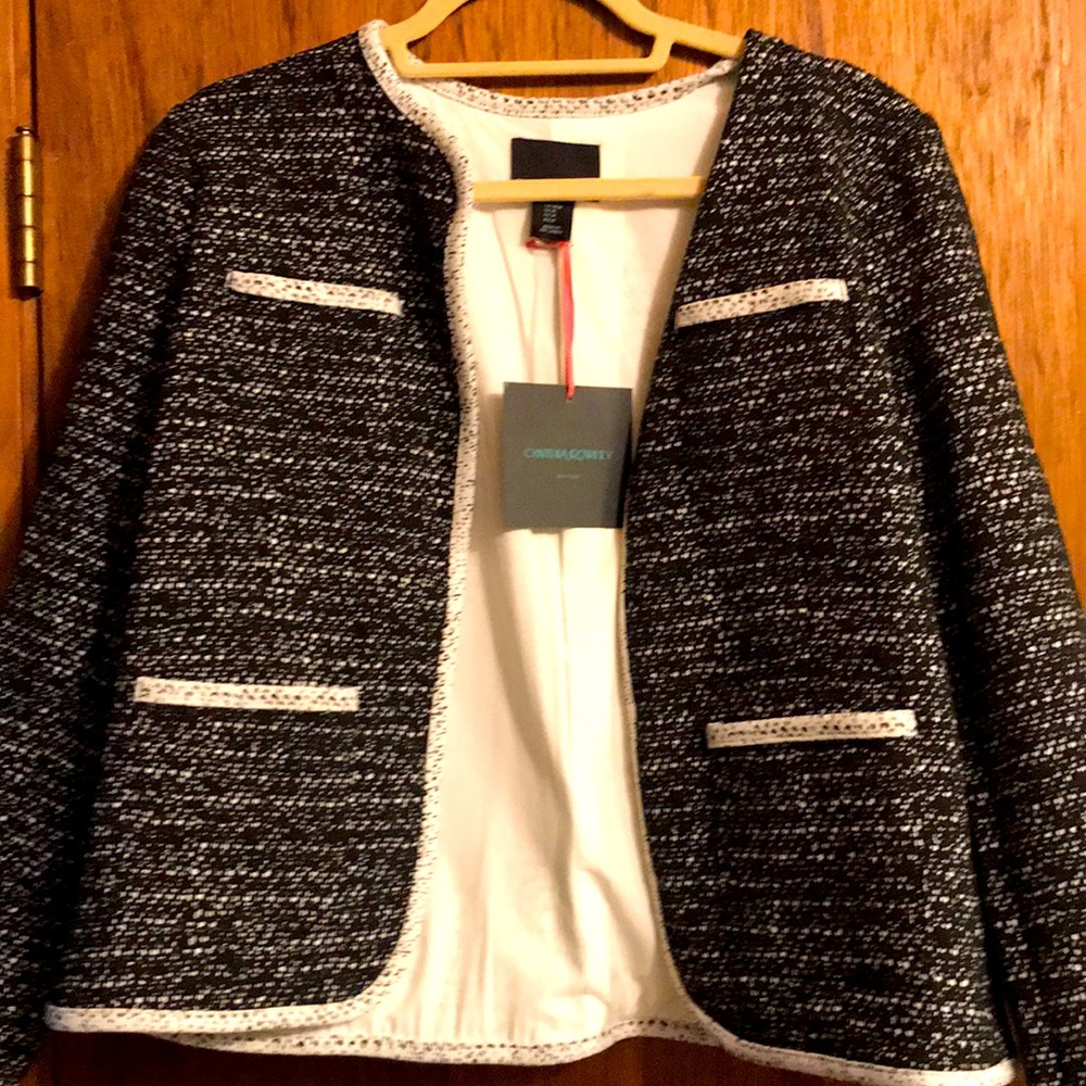 Cynthia Rowley Black & White Blazer